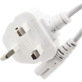 iSeventy9 3 Metres Figure 8 Power Cable 3 Pin Plug to C7 Lead Compatible for LED or Smart TV White