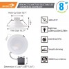 Run Bison 8 Inch Recessed LED Commercial Downlight with J-Box,