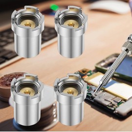 8pcs Thread Adapter, 510 Thread Magnetic Adapter, Soldering Iron Ring Adapter Connector Repair Parts For Electronic Devices