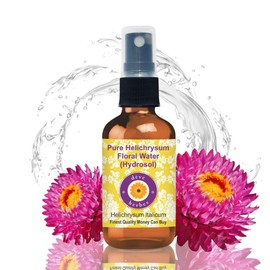 Deve Herbes Pure Helichrysum Floral Water (Hydrosol) (Helichrysum Italicum) Natural Therapeutic Grade for Skin - 100ml (3.38 oz)