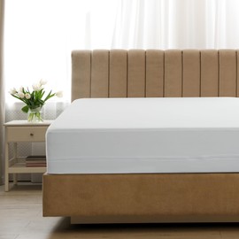 LUX Décor Twin XL Zippered Mattress Encasement - 14 Inches Deep, Waterproof Mattress Protector - Breathable, Noiseless & Soft 6 Sided Cover - 39X80