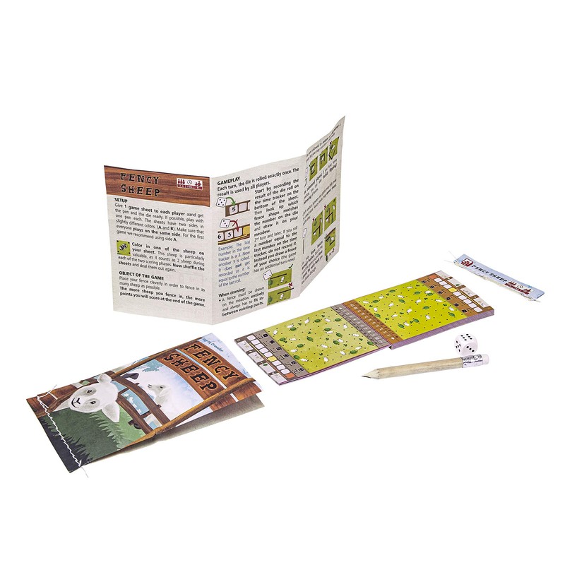 NSV - 3607 - Fancy Sheep - Dice Game