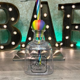 Patron Reusable RAINBOW Cups 4 Pack 12oz  - New