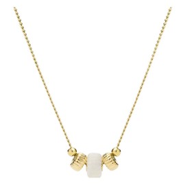 Georgia Vintage Heritage Necklace Mother of Pearl Stainless Steel JF03952710, Stainless Steel, No Gemstone