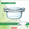Simax Casserole Dish with Lid, Glass Casserole Dish, Holds 48