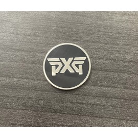 PXG Two Sided Ball Marker Black Silver
