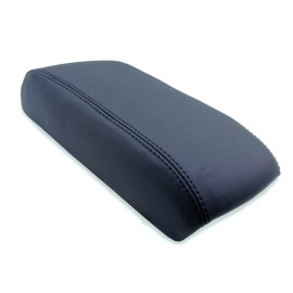 Kar Designers Fits 92-00 Lexus SC300 / 400 Black Real Leather Center Console Lid Armrest Cover