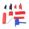 Rubber Wood Graining Tool Handheld Wood Texture Pattern Roller for