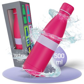 boddels TWEE Drinking Bottle 500 ml / 800 ml – Our Insulated Bottle For Any Occasion, multicolour, 500 ml