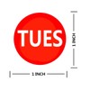 Remarkable 7 Days of The Week Labels Color Coding Dot