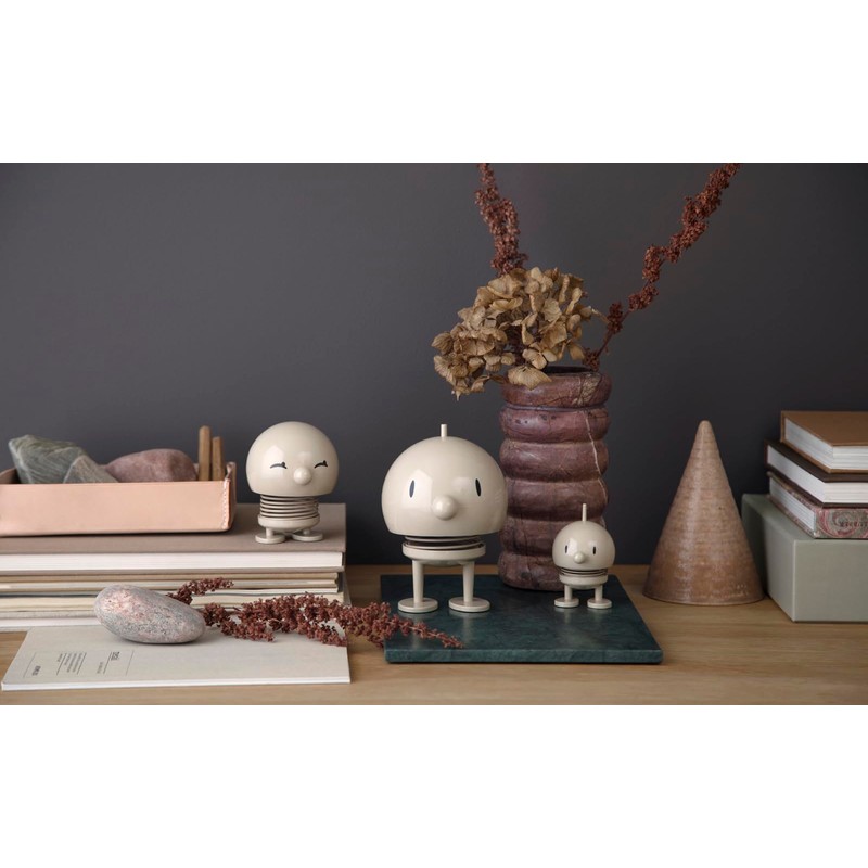 Hoptimist - Small Bumbel - Latte/White - Plastic - (DxH)