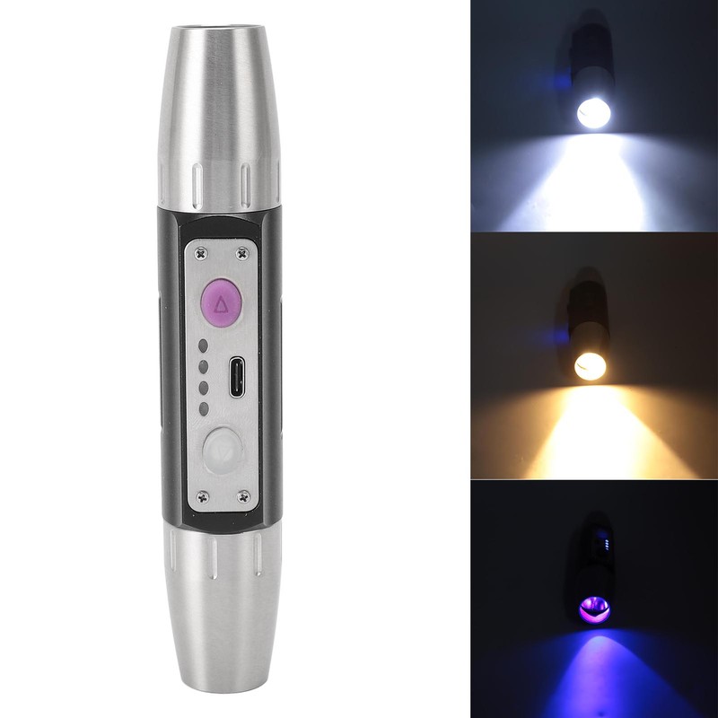 Jade Appraisal Light Dual End 4 Light Sources USB Rechargeable