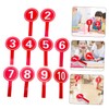 ARTIBETTER 10Pcs Multi Use Scoreboards Handheld Score Paddles for Voting