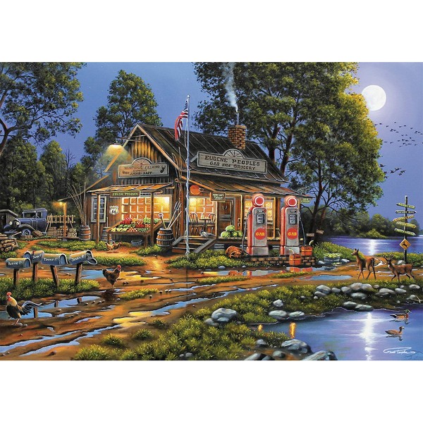 Buffalo Games - Eugene's Gas & Grocery - 500 Piece Jigsaw Puzzle