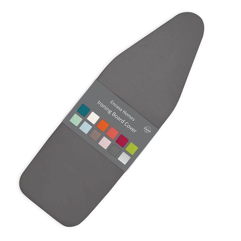 Encasa Homes Ersatzbügeltischbezug mit extra dickem 4-mm-Filzpolster - Grau -