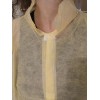 WF (10) Disposable Lab Coats Protective Work Gowns Yellow Size