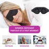 Sleep Mask for Men Women Sleeping Travel Meditation Yoga Light