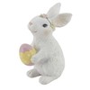 Windy Hill Collection Polyresin Glitter White Easter Rabbit Bunny Hiding
