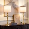 EUO 30.5" Gold Buffet Table Lamps Set of 2 with