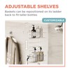 Zenna Home Shower Caddy Hanging Over the Shower Door Organizer,