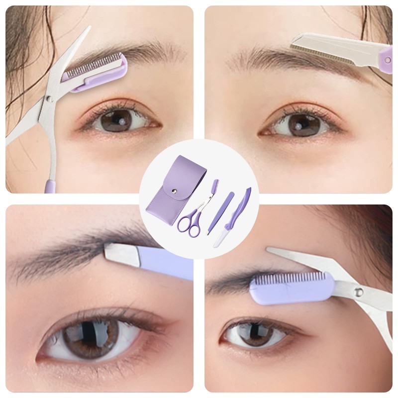 nalaina Eyebrow Set, Eyebrow Shaving (3 Piece Set), Eyebrow Kit,