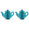 Beistle 59947, 2 Piece Tissue Teapot Centerpieces, 7", Blue