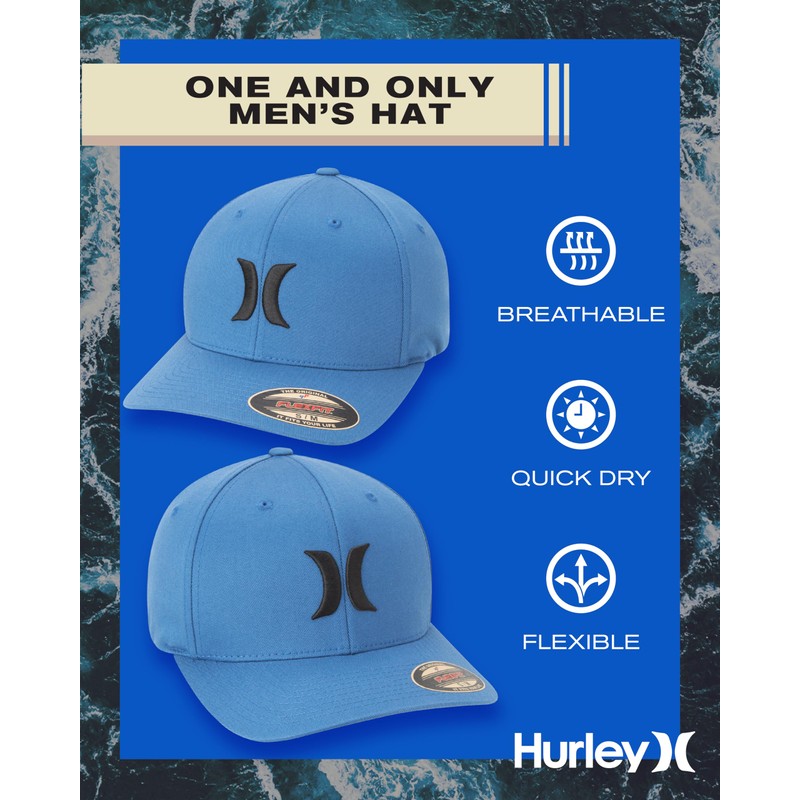 Hurley One & Only Men's Hat, Size Small-Medium, Thunderstorm