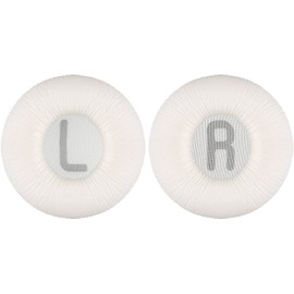 Yizhet Replacement Ear Pads Compatible with JBL Tune 600BTNC / Tune 500BT / T500BT / T450BT Wireless Headphones, 1 Pair Replacement Earpads Headphones Replacement Headset Ear Cup Cushions (White)