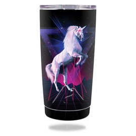 MightySkins Skin Compatible with Ozark Trail 20 oz Tumbler (2016) - Unicorn Rave | Protective, Durable, and Unique Vinyl Decal wrap Cover | Easy to Apply, Remove, and Change Styles | Made in The USA