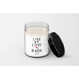 SpreadPassion Live Love Bark Candle - Soy Wax Candle - Hand Poured Candle