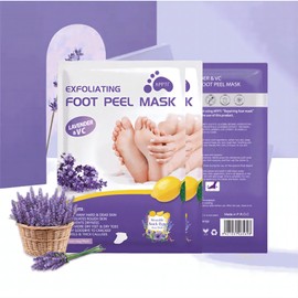 FantasyDay Foot Peel Mask, 5 Pack Foot Peeling Mask for Soft Baby Feet - Hard Skin Remover Foot Mask, Removes Calluses and Hard Skin, Foot Care For Men and Women (Lavender)