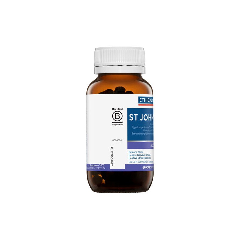 Ethical Nutrients St John's Wort 60 Capsules