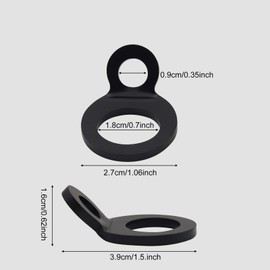 Ygmylandbb Ring Fasteners Ground Hooks o-Rings Loading Clips Stainless Steel Anchor for Bikes Motorcycles Cars RVS, 6pcs