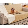 Ameritex - Funda impermeable para cama de perro con respaldo