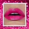 LYNTYAOU Glitter Lip Gloss Bright Pink Shimmering Lipsticks, Hot Pink