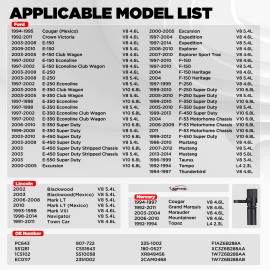 Unbranded 4x Camshaft Position Sensor for Ford F150 F250 F350 F450 F550 F53 4.6L 5.4L 6.8L