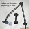 Microphone Arm Stand 180 Degree Adjustable Stable Durable Carbon Steel