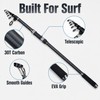 Telescopic Surf Fishing Rod 3.6–5.3m – 30T Carbon Spinning Surfcasting