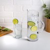 Glass Water Pitcher with Spout – Elegant Serving Carafe for