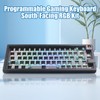 BOYI GMK67S-65% Keyboard Kit,Hot-Swappable BT5.0/2.4G/Type-C Tri-Mode Wireless RGB Mechanical Keyboard