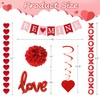 DIMIGHT Red Valentine's Day Decoration Set, BE MINE Banner, Love