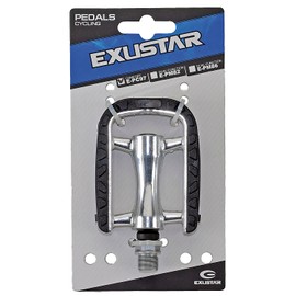 Exustar E-PC97 Non-Slip Pedal - Silver/Black