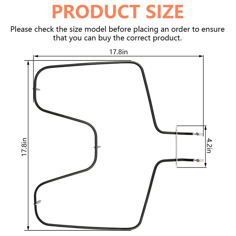 WB44K10005 Baking Element, WB30X46987 Oven Bake Element Compatible with G-E