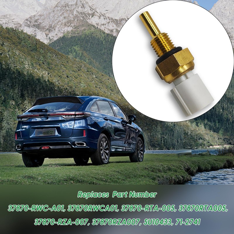 37870-RWC-A01 Coolant Temperature Sensor with Connector Pigtail Harness Compatible with