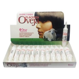 Generic Purified Placenta Sheep Leave in Hair Conditioner 12 Applications, Clear