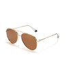 SODQW Tangle Free Aviator Sunglasses for Women Men Polarized Sun