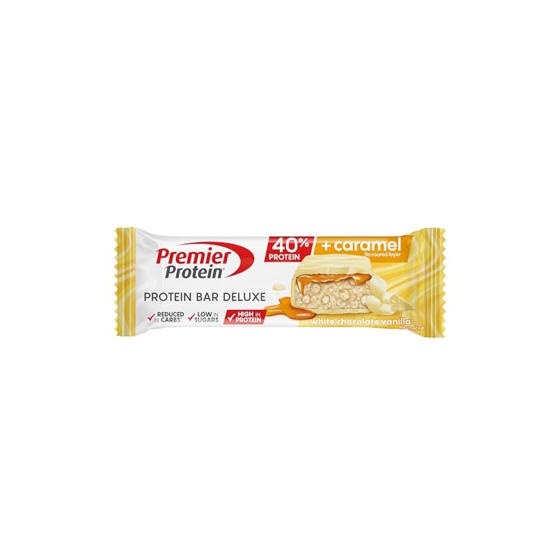 Premier Protein - Protein Bar Deluxe 40% - White Chocolate
