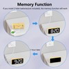 HOMVILLA Alarm Clock, Mains Powered Alarm Clock with Adapter -