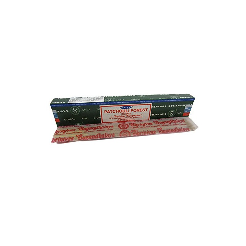 Nagchampa PATCHOULI FOREST 12 Incense Sticks, 1 box