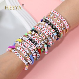 HEEYA 16pcs Friendship Bracelet Set for Girls Teenage, Bracelet for Girls Bracelets for Womens Friendship Bracelets Beaded Bracelets for Women Christmas Anniversary Birthday